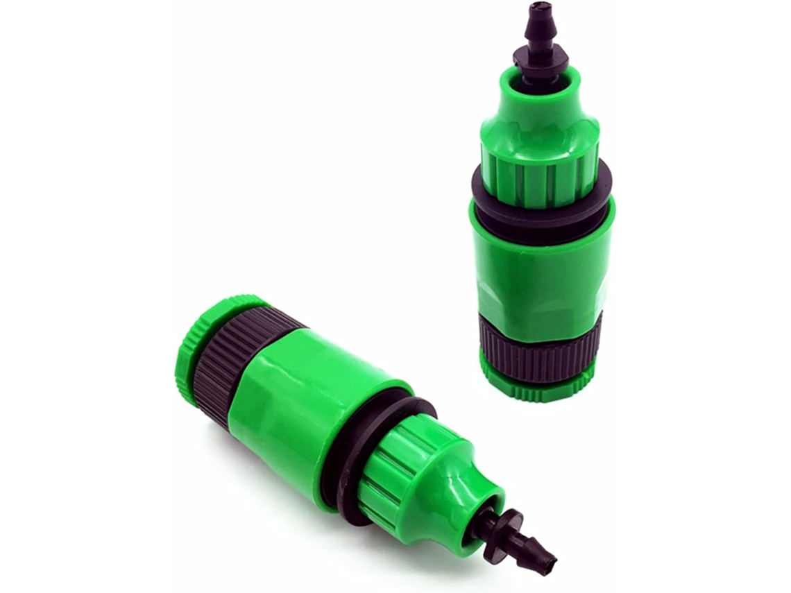Kit de Conectores Rápidos para Tubos Irrigação por Gotejamento Jardim, com 10 Peças, Incluindo G3/4" e G1/2" S/MARCA