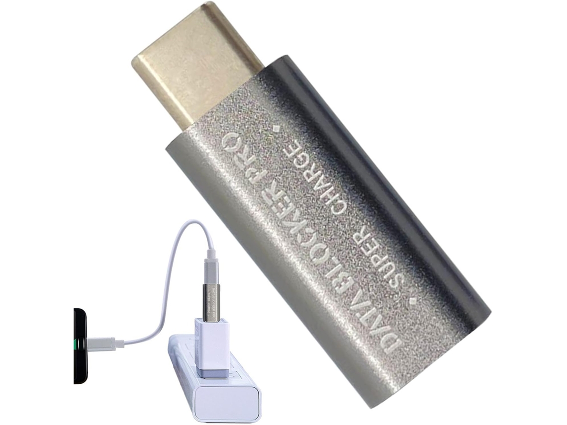 Bloqueador de dados USB genérico com proteção contra roubo de dados.