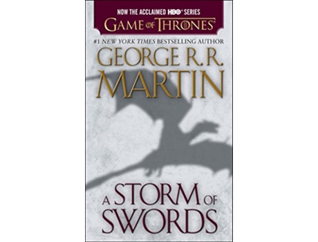 Livro Storm of Swords A Song of Ice and Fire Book Three de George R R Martin (Inglês)