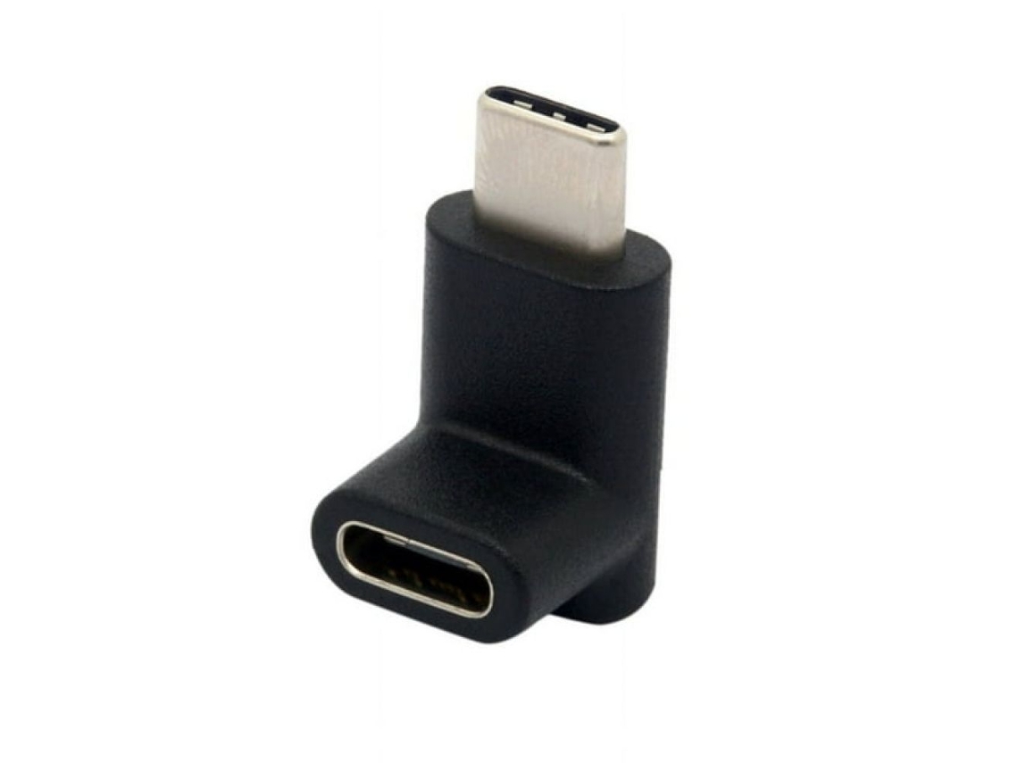 Adaptador Usb C Plug And Play, Design Reversível, Extensão De 90 Graus Para Conexão De Cima Para Baixo Com Revestimento Durável, Suporta Carregamento