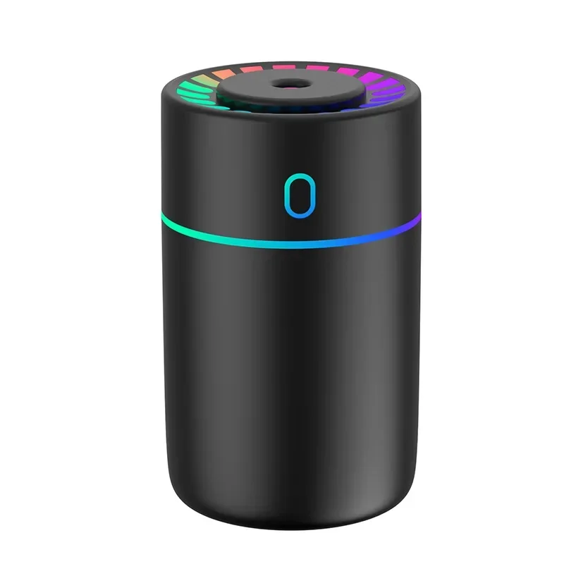 (preto) Mini Umidificador De Ar De 230ml Com Usb