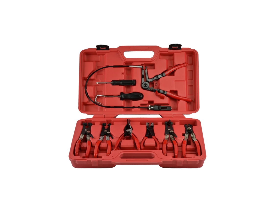 Alicate De Grampo, Aço Carbono Alto, 8 Polegadas De Comprimento, Ferramenta Multifuncional, Cabo Antiderrapante, Ideal Para Aplicações Automotivas