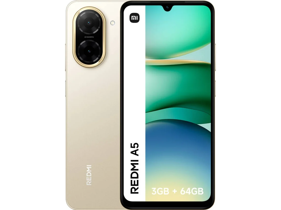 Smartphone XIAOMI Redmi A5 (6.88'' - 3 GB - 64 GB - Sandy Gold)