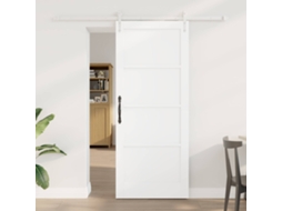 Vidaxl Porta Deslizante Orkdal 83 X 202 Cm Madeira De Pinho Maciça