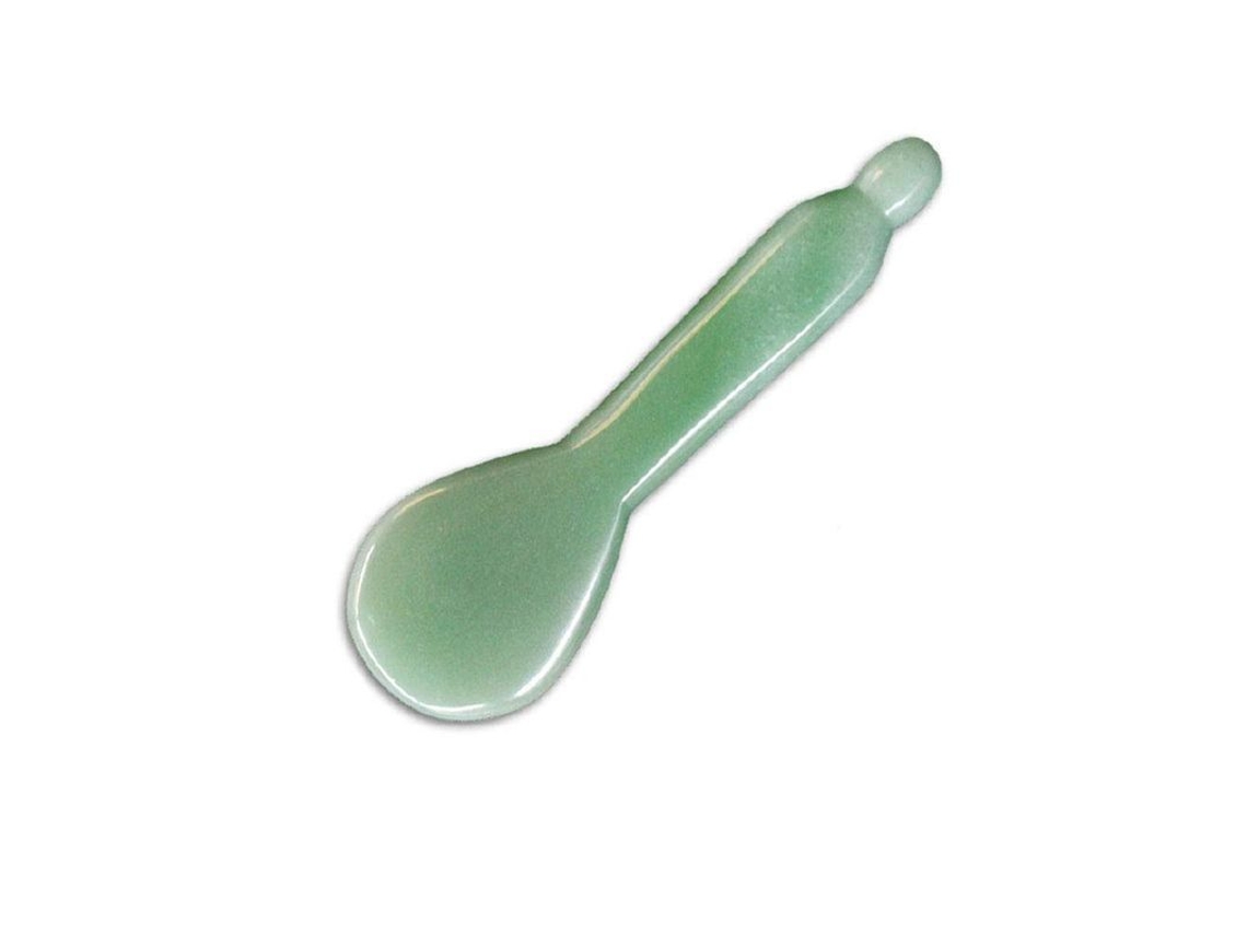 Ferramenta De Massagem Gua Sha Facial De Jade Natural Anti-idade Rejuvenescedora Anti-rugas