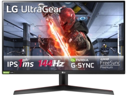 Monitor Gaming LG 27GN800-B (27'' - 1 ms - 144 Hz - AMD FreeSync Premium)