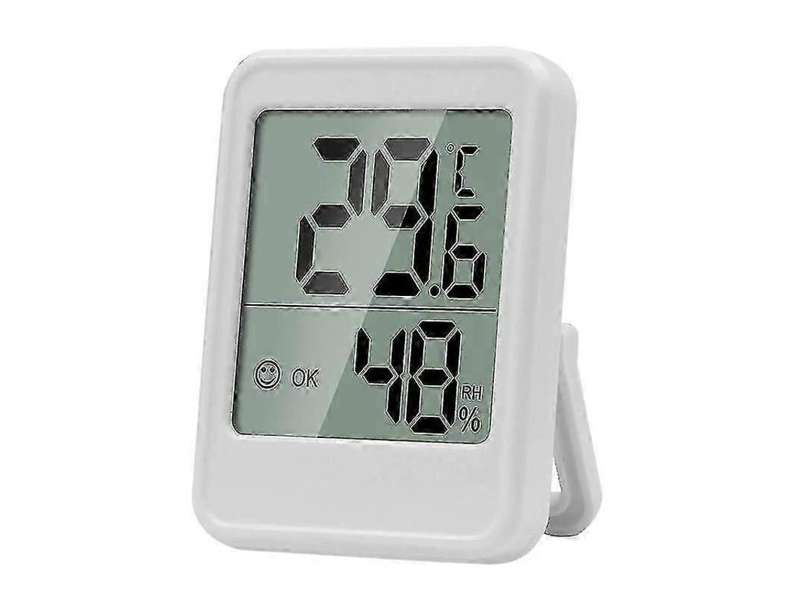Termómetro Higrómetro Mini Digital Lcd Com Sensor 1-3cm, Medidor De Temperatura E Humidade Para Interior E Exterior - Elysve