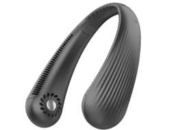 Ventilador de Pescoço Portátil, Tempo de Trabalho De 8 Horas, Ventilador de Pescoço Ajustável Com 3 Velocidades, Preto Yizhood