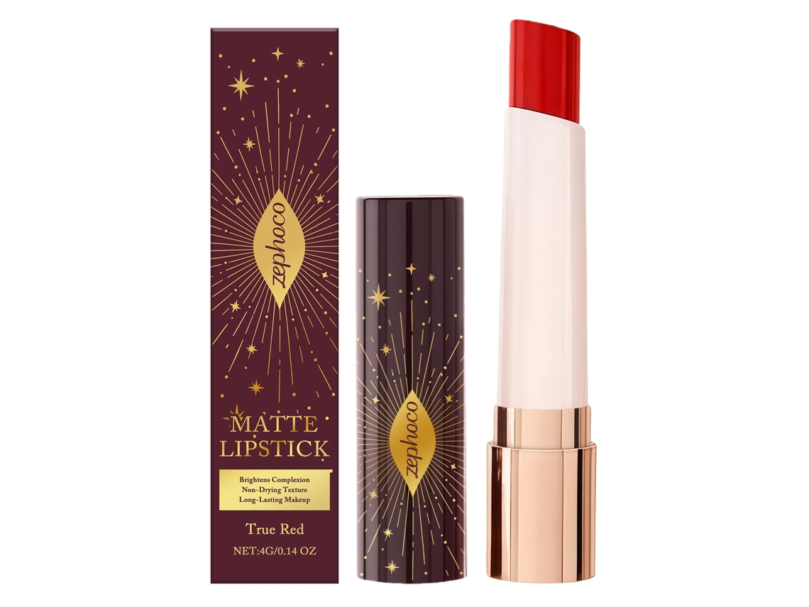 Batom Matte Vermelho Intenso para uma Make Sofisticada na Worten LAXISCREED