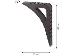 Topes de porta magnéticos inoxidáveis, sem barreiras, para crianças, com mola, base triangular
