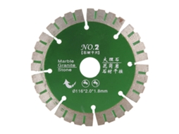 Lâmina De Serra Diamante Com Borda Turbo Para Corte De Pedra Ripple No.2 Verde
