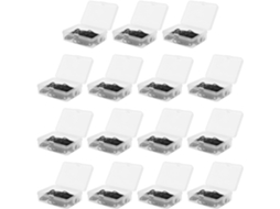 Clips De Papel Metálicos Ovais Pretos Shineofi, 28mm, 50 Unidades Por Caixa, 15 Caixas Organização De Documentos