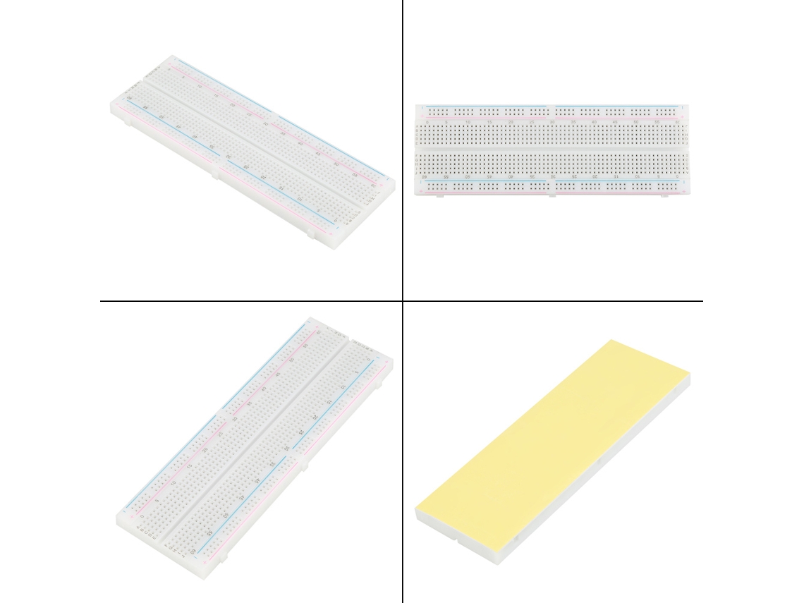Laxiscreed Protoboards Sem Solda, Pack De 3 Com 830 Buracos Para Projetos Eletrónicos
