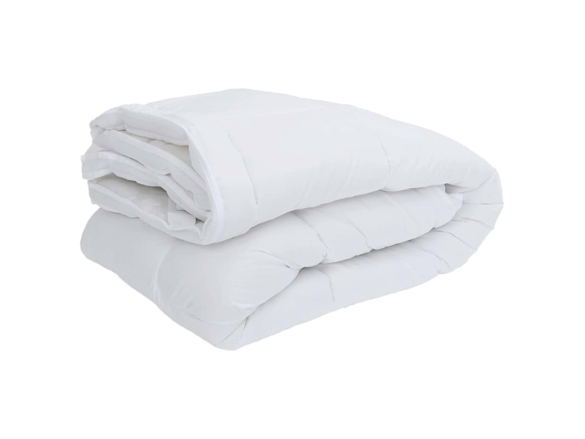 Mattress Protector, Mattress Protectors Vidaxl Branco Tecido (120 X 220 Cm)