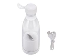 Batedeira elétrica mini portátil USB 300ml PP alimentação proteção inteligente branca | S/MARCA