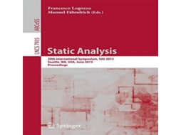 Livro Static Analysis 20th International Symposium SAS 2013 Seattle WA USA June 20-22 2012 Proceedings de Springer Nature BV (Inglês)