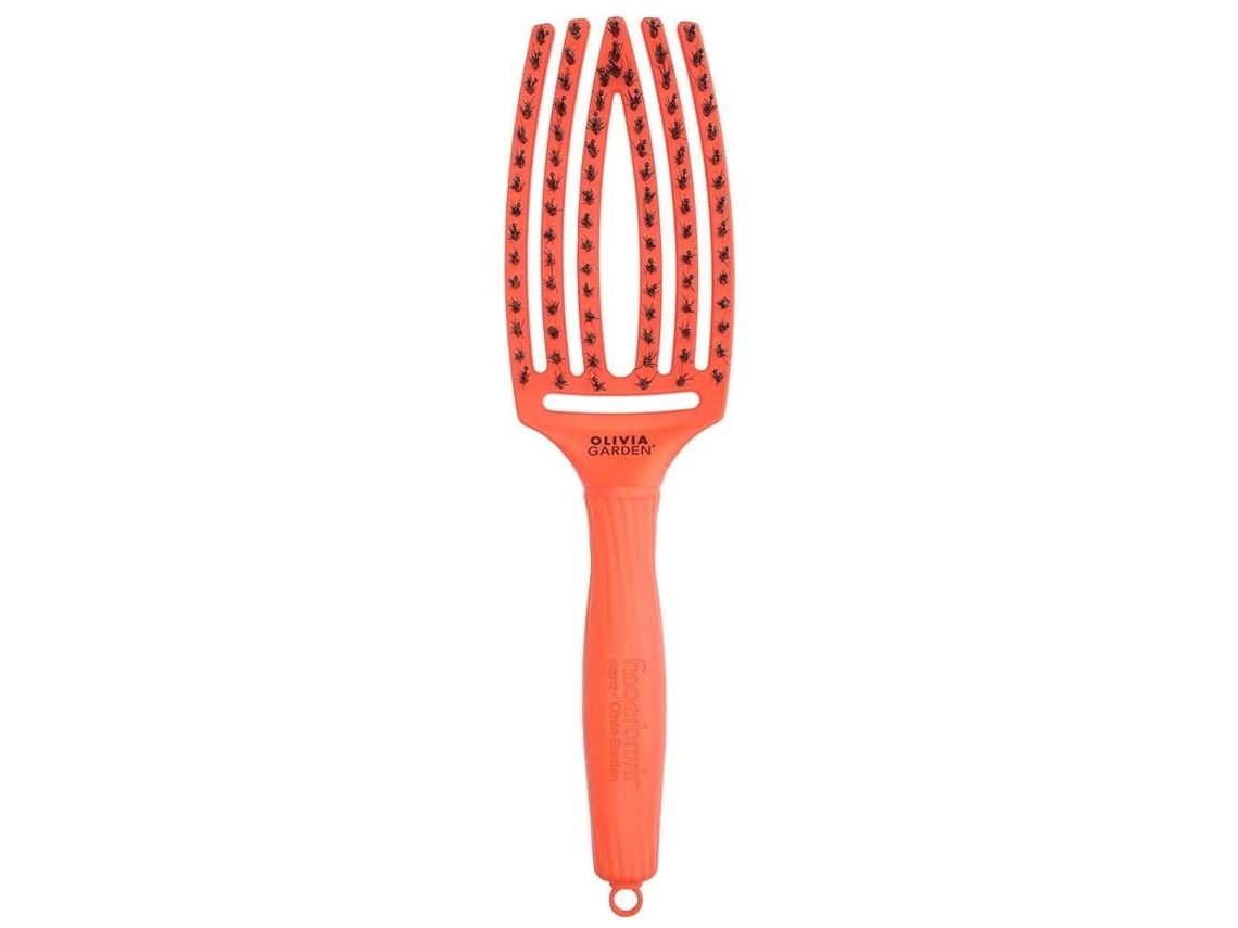 Radiant Glide Detangling Hair Brush Orange Olivia Garden