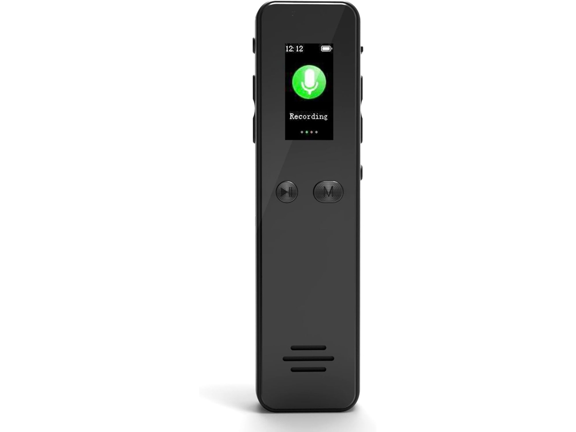 Cocoarm 64gb Gravador Vocal, Gravação Alta Resolução 1536kbps Tela Tft Parleur Integrado Usb Tipo C Autonomia
