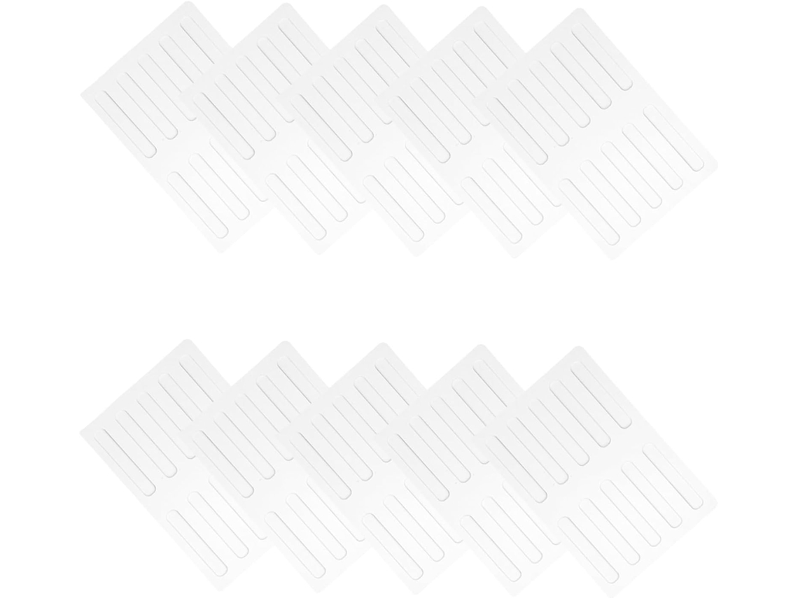 Mikikit Conjunto De 50-batentes Porta Autoadesivos Transparentes Para Armários, Proteção Invisível Anticolisão Para