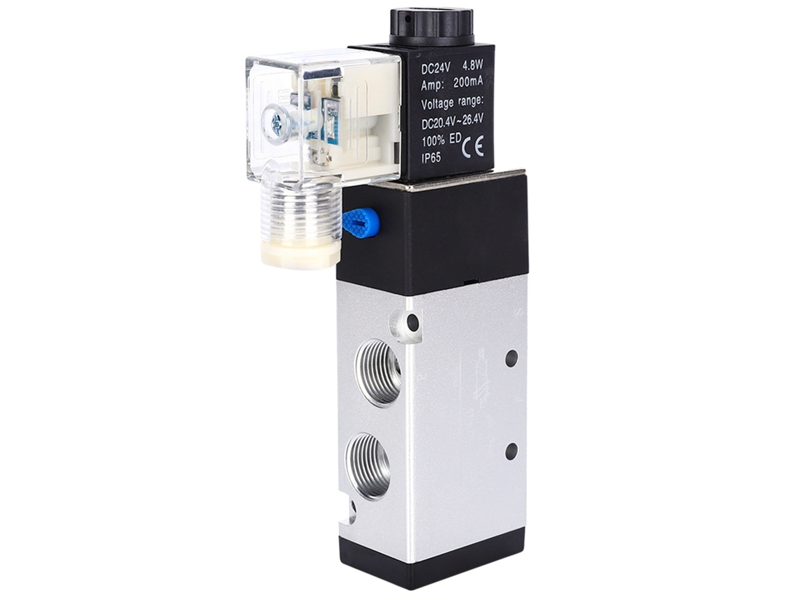 Válvula Electromagnética 4v310-10 Tipo Salida 2 Posiciones 5 Vías Accesorio Industrial Airtac Dc24v