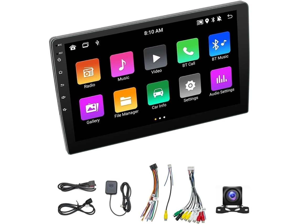 Rádio Automotivo Android 13 Sem Carplay, 2din, Tela Sensível Ao Toque de 9 Polegadas, Gps e Wi fi. SFUSHOS