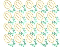 Clipes De Papel Rengue Em Formato Frutas, Clipes De Arame Ferro Para Planners, 20 Unidades Com Acabamento Galvanizado