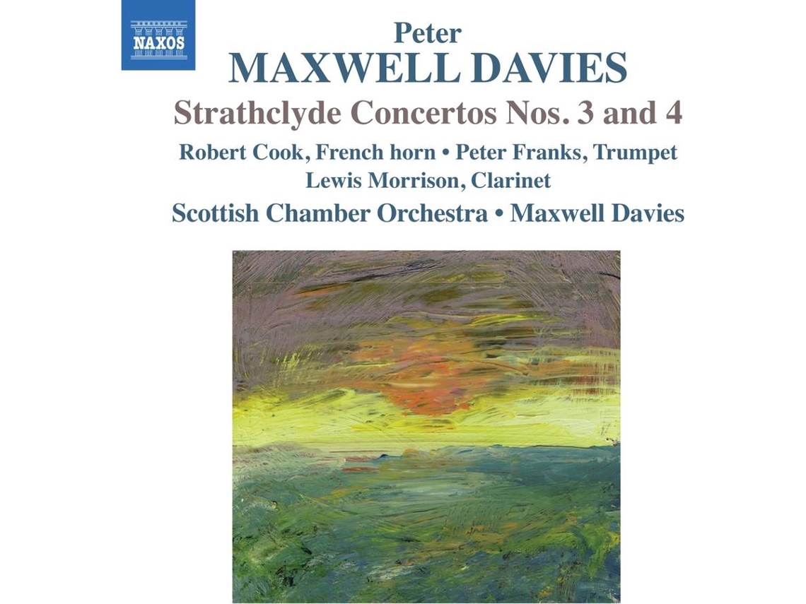 CD Cook/Franks/Morrison/Maxwell Davies - Strathclyde Concertos 3+4 (1CD)