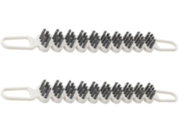 Ferramenta De Limpeza Flexível 2 Peças Para Rachaduras E Frestas, Escova De Limpeza Pequena, Design Flexível, Suave Com