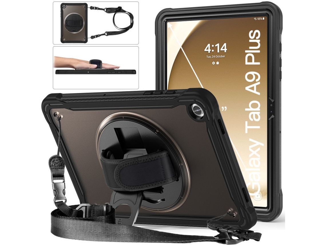 Lurelia Capa Para Ipad Pro 11 E Air 11 2024 E 11 2025, Tpu, Preto, Proteção Contra Quedas, Uso Diário