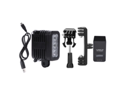 Usb Rechargeable Battery Waterproof Led Video Lamp Underwater Diving Fill Light For Sports Camera LAXISCREED