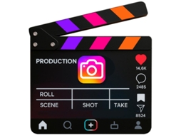 Claquete Do Instagram 20,02x19,9 Cm