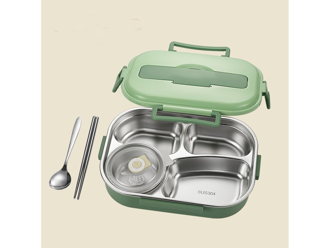 Lancheira Bento À Prova de Vazamentos para Adultos Lancheira e Talheres e Bolsa-1.5L LUUCOZK