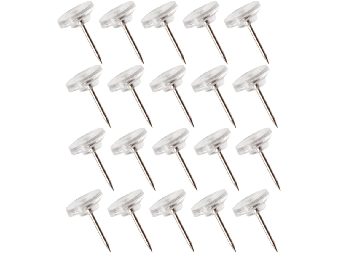 Acessórios Para Quadro De Cortiça, Tachinhas Plásticas Redondas, Luz 50 unidades para Pintura e Fixação de Fotos Não