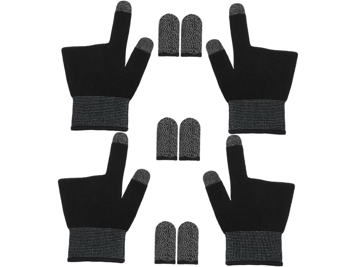 Lurelia Dedeiras Gaming Para Ecrã Tátil 2 Pares, Elástico, Para Gaming Móvel E Ecrãs Táteis