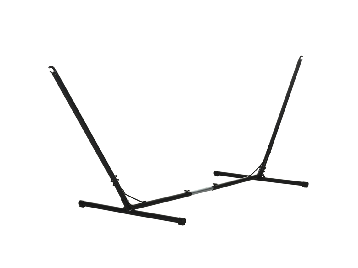 Suporte de Rede Metal Cor Preta 313-388x109x116 cm Outsunny