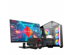 Kit Gaming Daimyo A87f Rx97xt (amd Ryzen 7 8700f - Rx 9070 Xt - Ddr5 32gb - 1tb Ssd - Wifi - Monitor 32" Qhd 165hz - Accesorios - Windows 11 Pro)