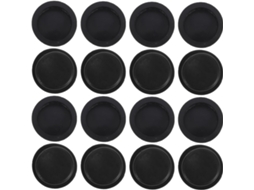 Inoomp 50-tampas Pretas Em Pvc Para Cofrinho, Fáceis De Instalar E Portáteis, Grande Capacidade Para Caixas De Poupança