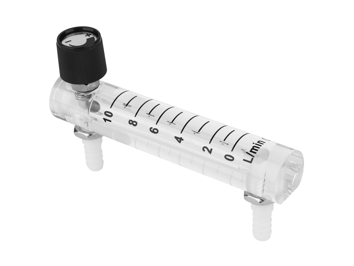 Laxiscreed Lzq-4 Medidor De Fluxo De Ar 0-10 Lpm Para Oxigénio E Dióxido De Carbono