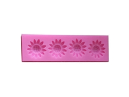 Molde De Silicone Da Série Floral Para Decoração De Bolos, Doces, Chocolates E Confeitaria, Ideal Para Trabalhos Manuais Com Gesso, Velas E Fondant.