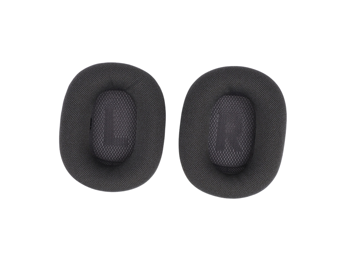 2pcs Capas Ouvido Substituição Fones Ouvido Almofadas Memória Espuma Densa Preto