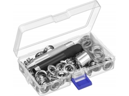 Conjunto de 100 Ilhós Redondos 12 a 20 Mm AQUAFORGE