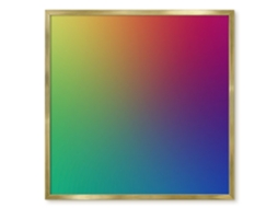 Magnetic Board Blue Gradients For The Living Room Espelharte (50x50 Cm)