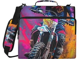 Pasta Organizadora Ciclistas, Com Fecho De 3 Argolas, Compartimento Laptop E Resistente À Água