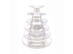2024, Suporte De Torre De Macaron De 6 Camadas Para Festa De Aniversário De Casamento, Suporte De Exibição De Bolo De Cupcake De Plástico Olysi Shop