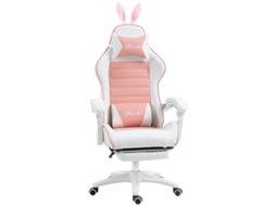 Cadeira Gamer Ergonômica com Apoio Lombar e Cabeça Orelhas de Coelho ZENCORE SERVICES
