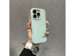 Capa Para Iphone 17 Pro Com Furo Grande, Em Tecido Fosco, Rígida E Moderna.
