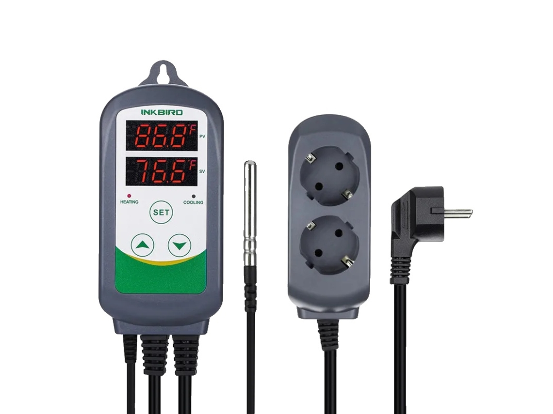 Controlador De Temperatura Inteligente, Saída De Relé Duplo, Monitoramento De Alta Precisão,itc 308 Oem