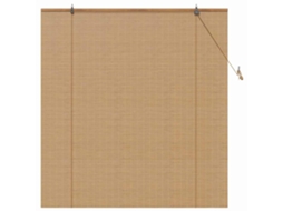 Conjunto 1 Estores De Rolo Vidaxl Castanho Bambu (140 X 160 Cm)