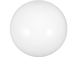 Cúpula Esférica Em Acrílico Branco Leitoso Para Luminária Externa, Com Diâmetro De 25 Cm E 125 Cm, I Gokoco