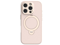 Moshi Capa Para Iphone 16 Pro Max Com Anel Magsafe Rotativo E Função Suporte Rosa